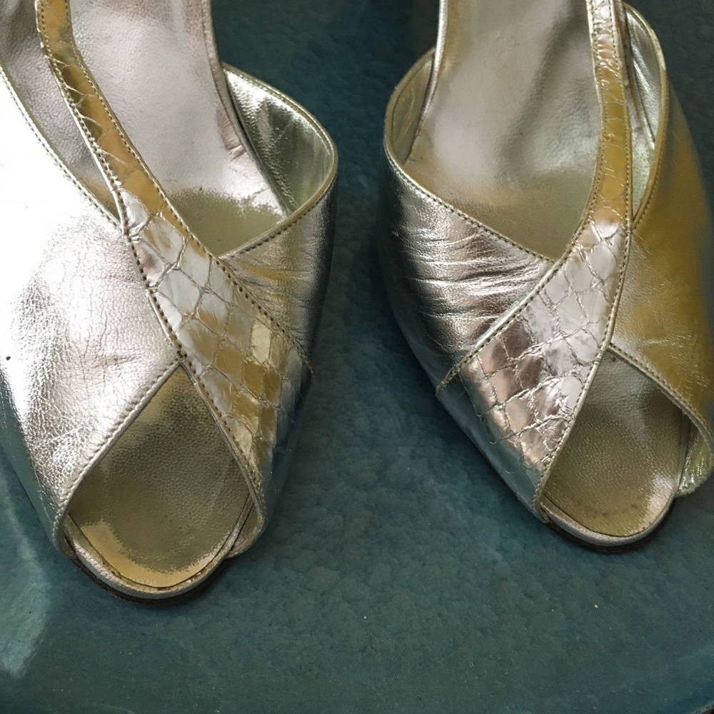 Silver Slingbacks - Picture 2 of 6